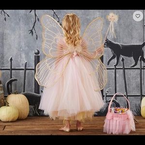 Pottery Barn Pink Fairy Butterfly Costume